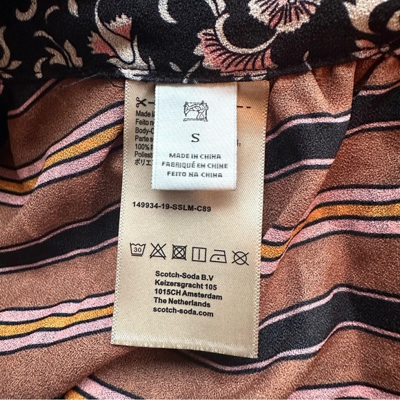 SCOTCH & Soda Palm Cove Mixed Print Skirt - Picture 7 of 9